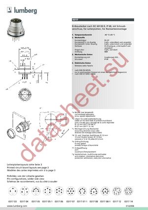 0317 08-1 datasheet  